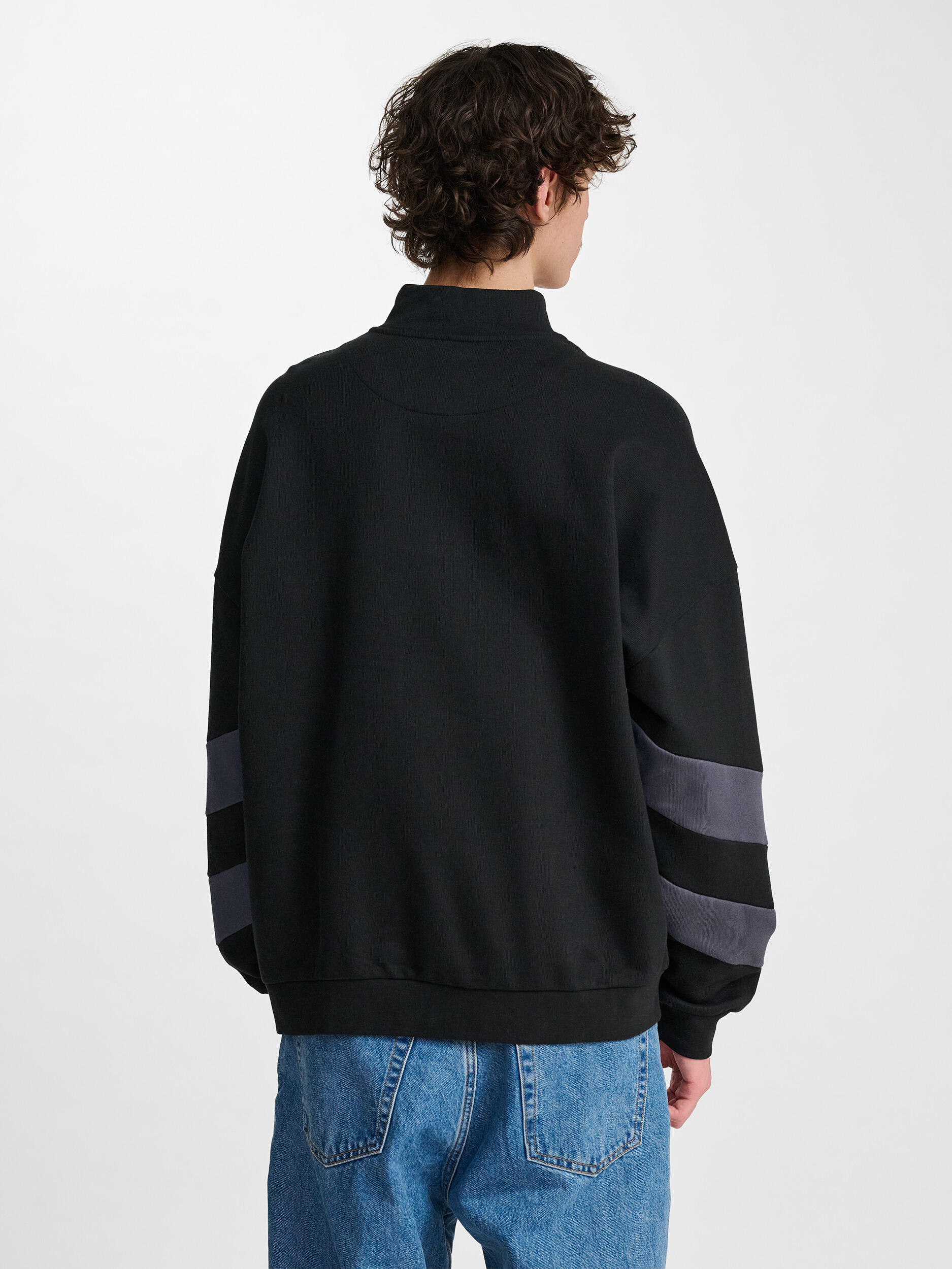 Reißverschluss Sweatshirt Hmloversized Erwachsene 3/7