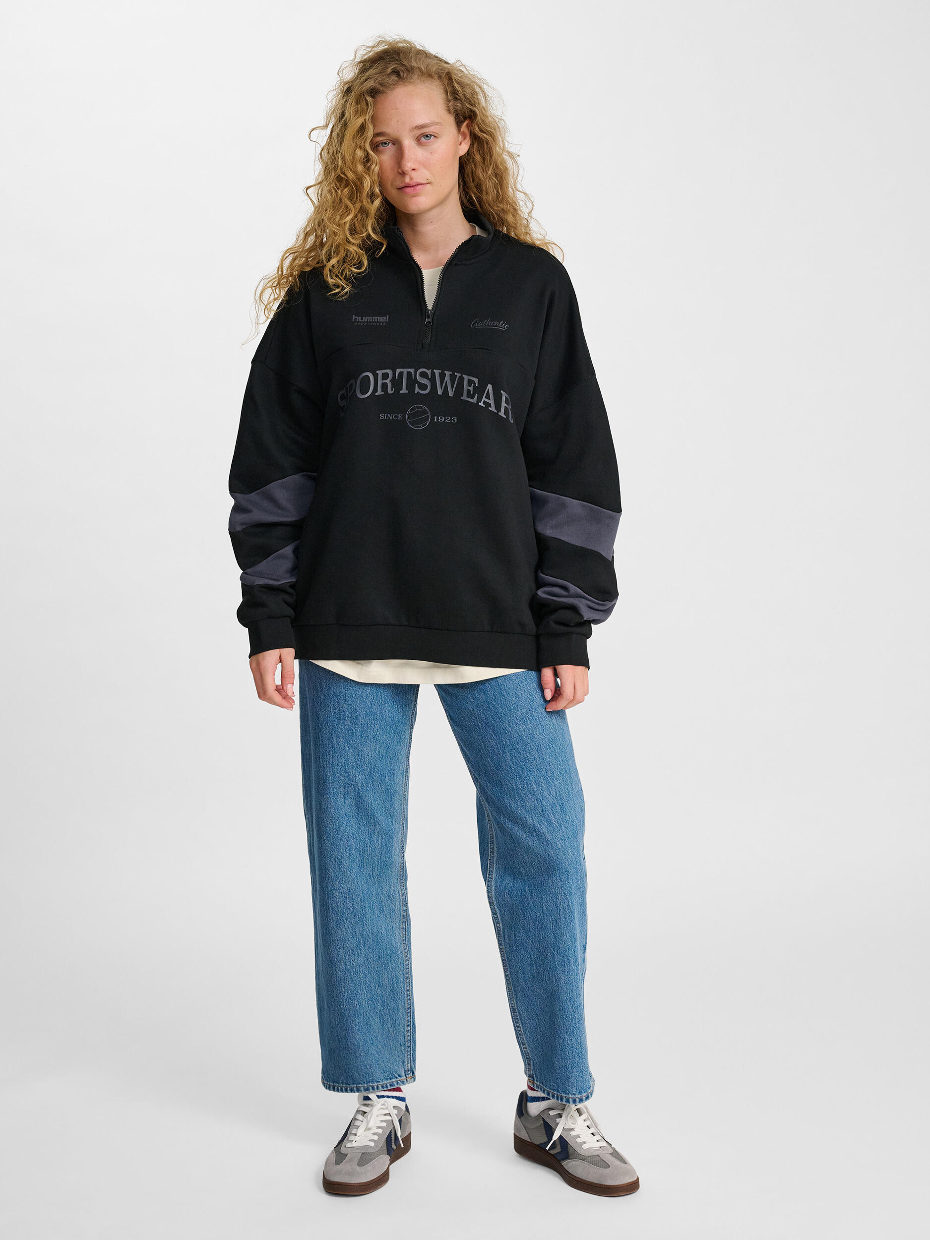 Reißverschluss Sweatshirt Hmloversized Erwachsene 4/7