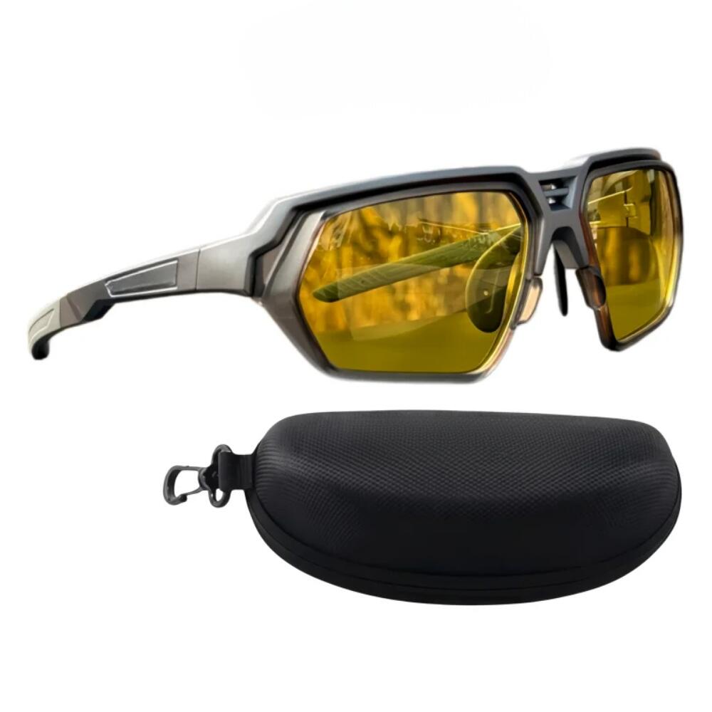 Polarized Sports Sunglasses UV400 for Men  Women (Yellow)