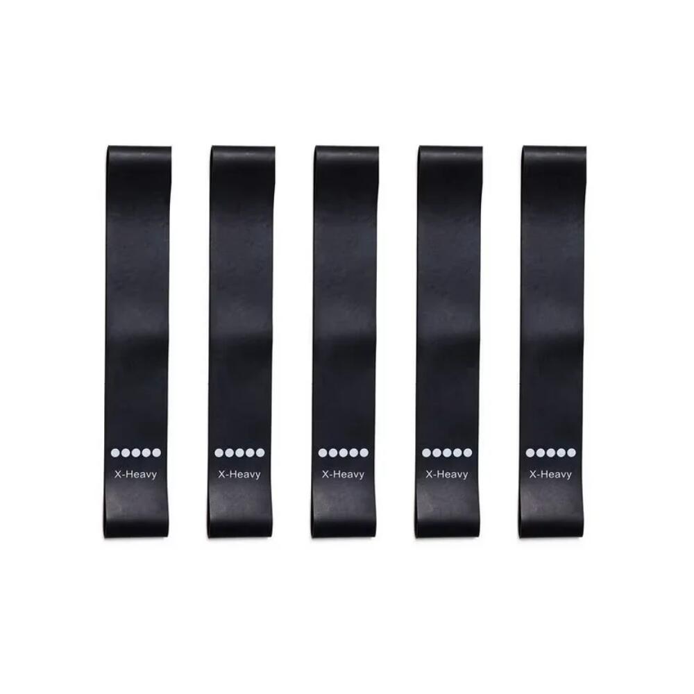 5-Level Resistance Workout Bands Set (Black)
