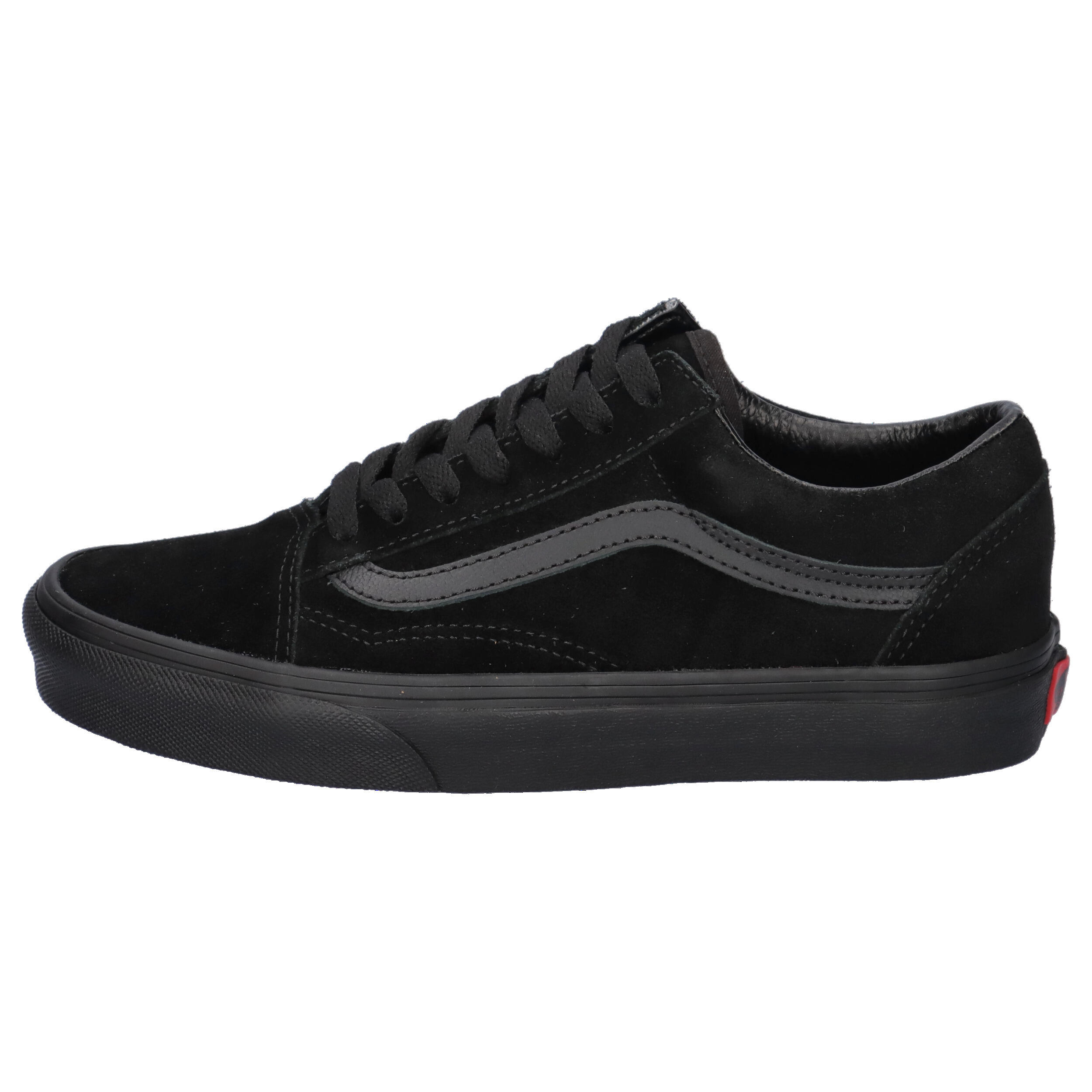 Zapatos Vans Old Skool negro ante-textil 10/10