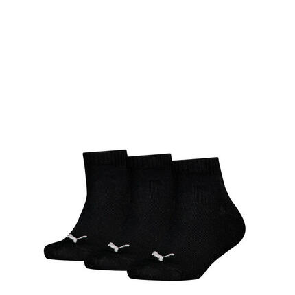 Chaussettes Unisexe Paquet de 3 Confortable à porter-Plain Quarter 3P