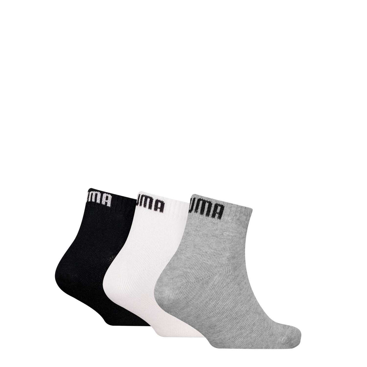 Calzini Unisex Confezione da 3 Vestibilità confortevole-Plain Quarter 3P 2/5