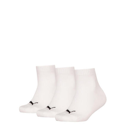 Chaussettes Unisexe Paquet de 3 Confortable à porter-Plain Quarter 3P