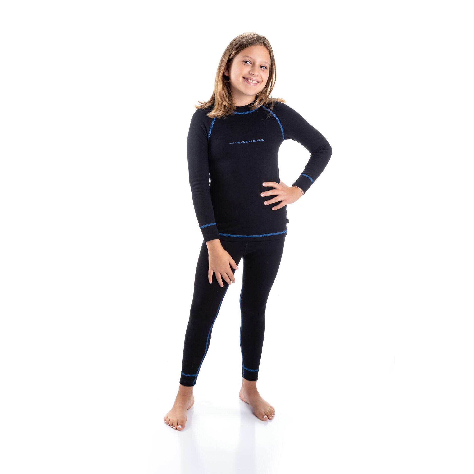 Rough Radical - Sous-vêtements Thermiques Pour Enfants Rough Radical Billy - Sous Maillot Manche Longue - Noir - 7-8 Ans / 128-134 Cm - Decathlon