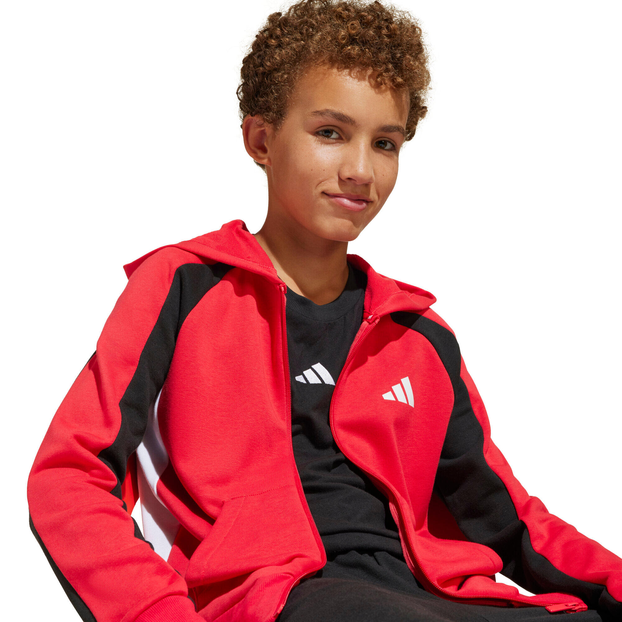 adidas Kinder Trainingsanzug J Colorblock FT Tracksuit 13/13