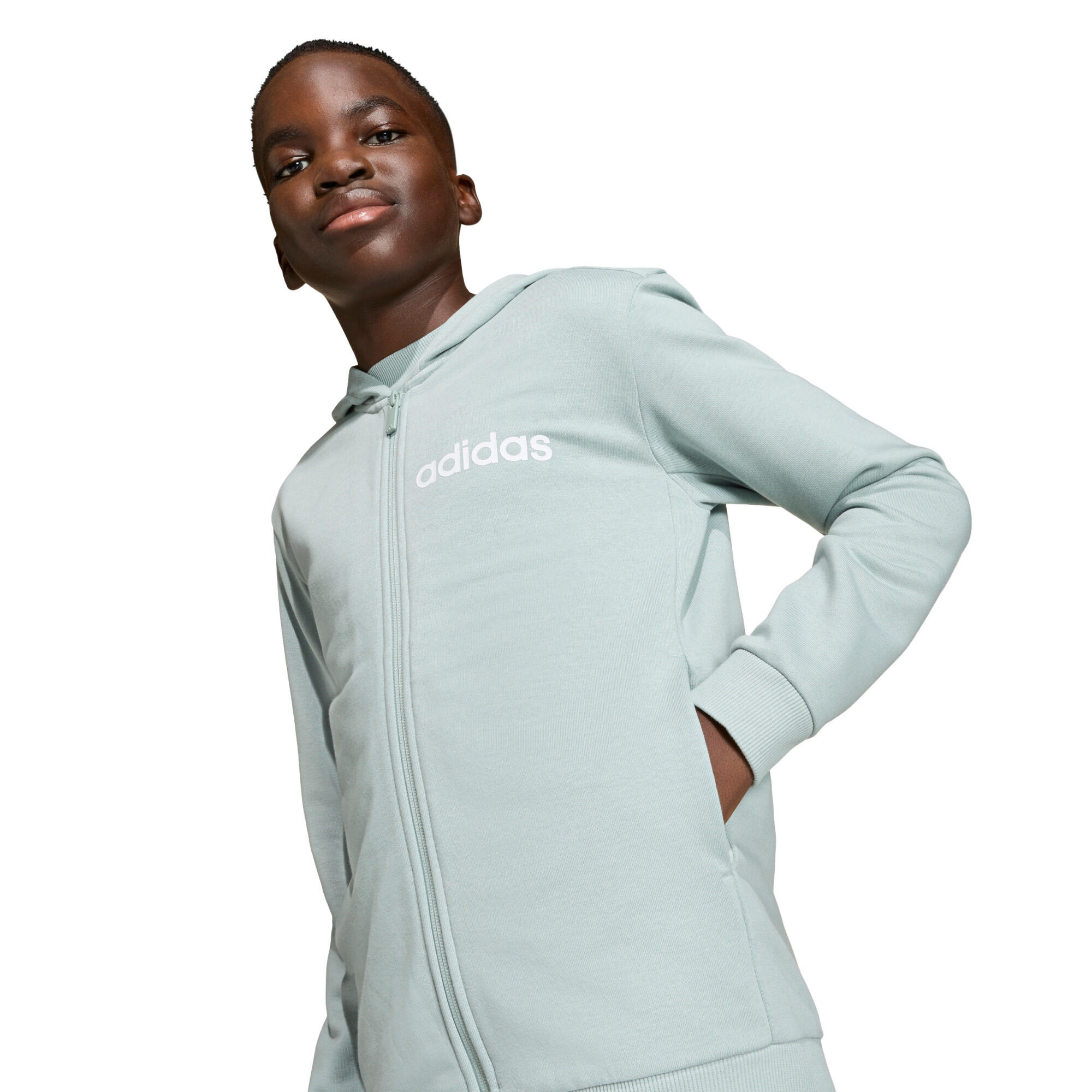 Sweatshirt Adidas Sport J Lin Ft Ts 220 Criança 7/7