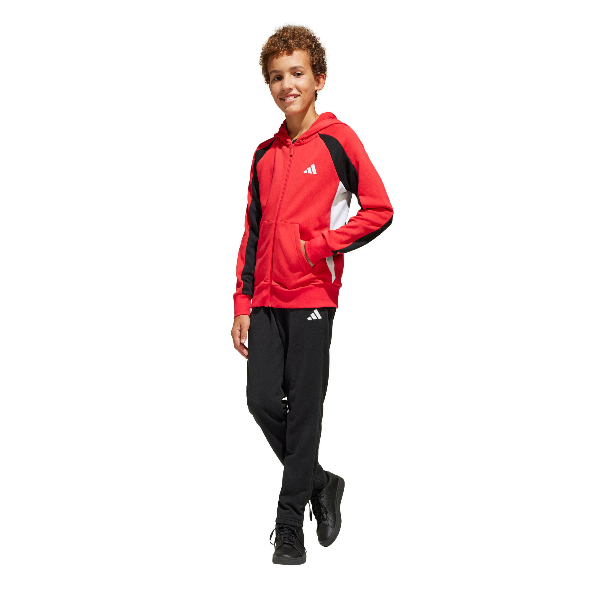 adidas Kinder Trainingsanzug J Colorblock FT Tracksuit 10/13