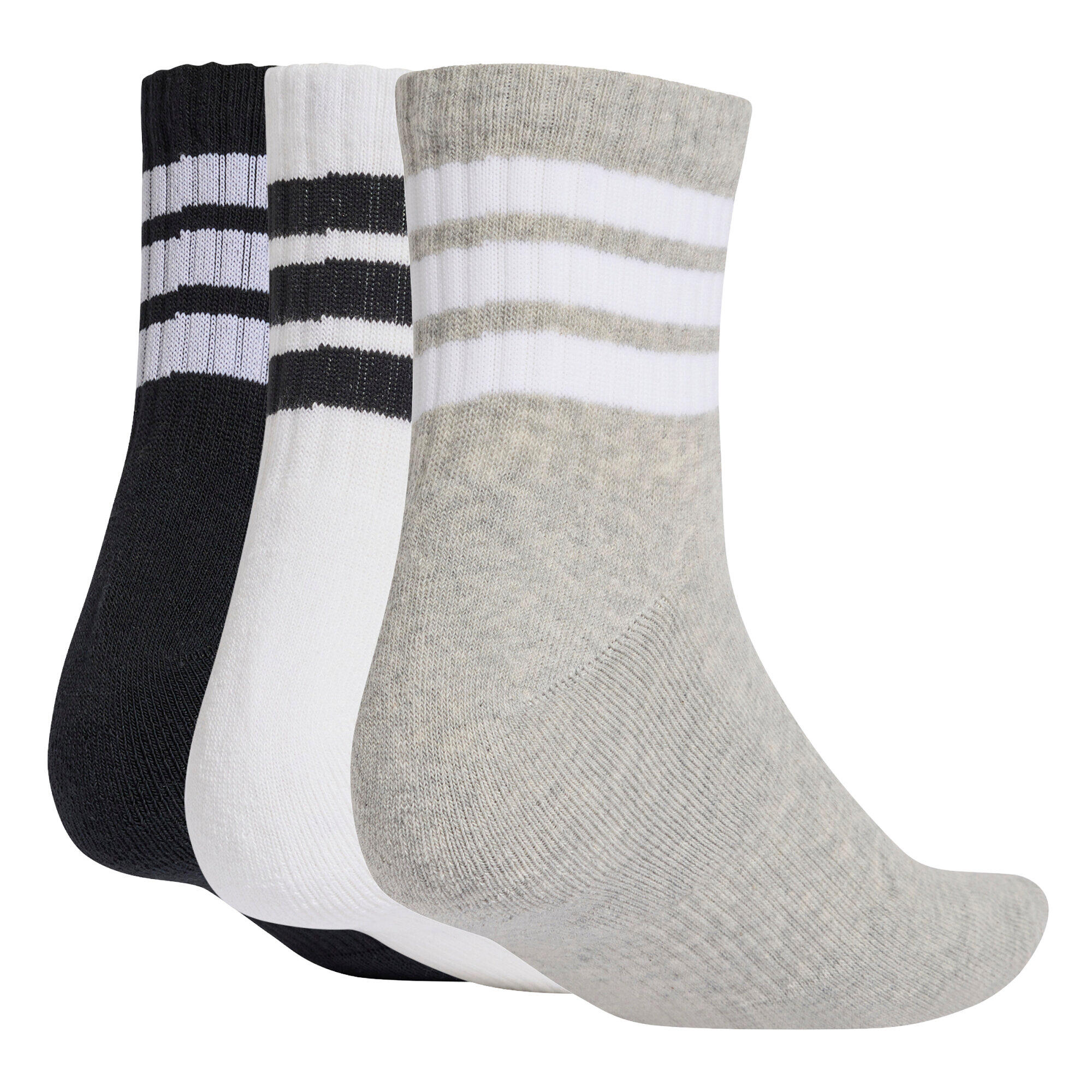adidas Performance 3S ESS C MID CUT Socken Unisex Knöchelsocken 3 Paar 6/8