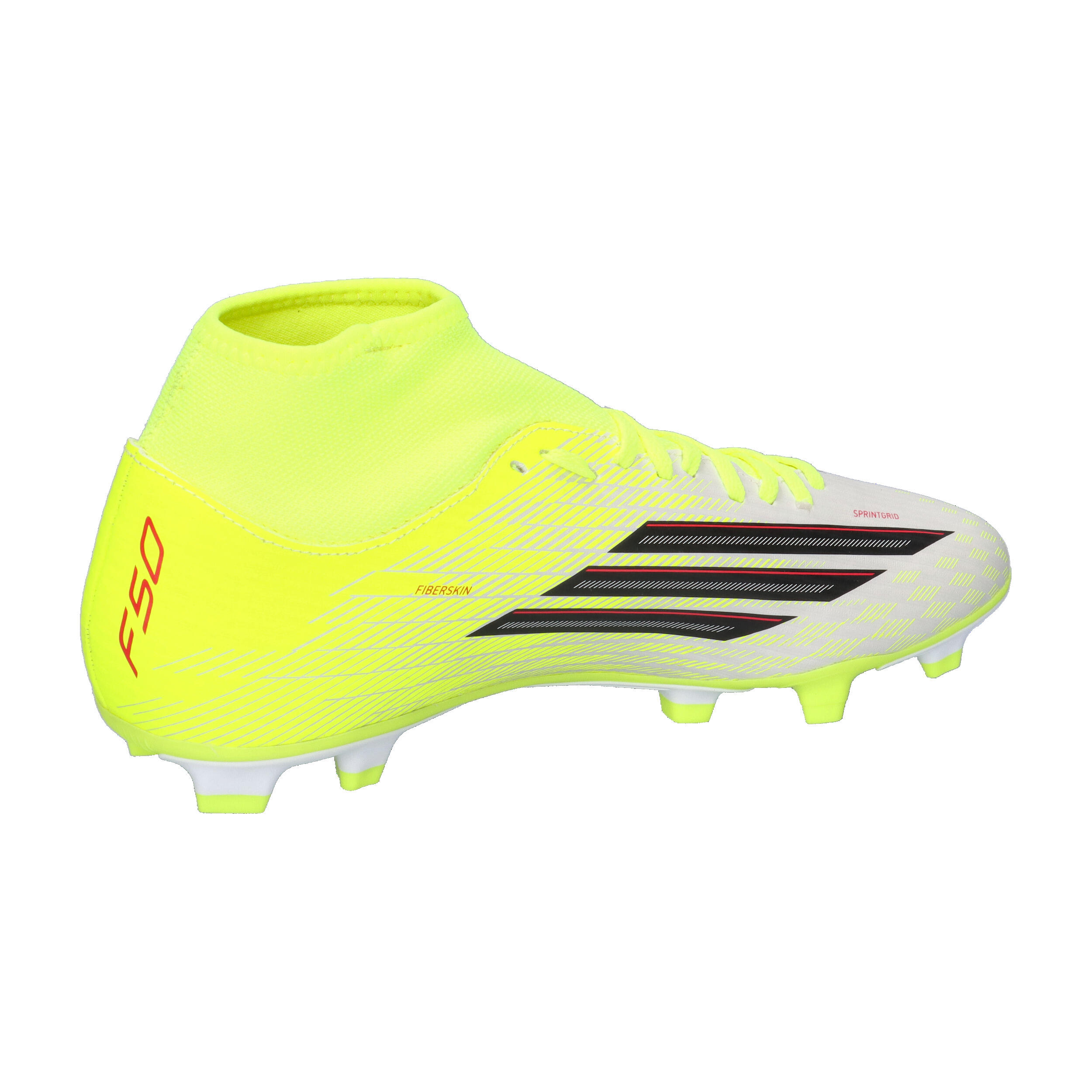 Scarpe calcio adidas f50 club mid - giallo fluo 7/7