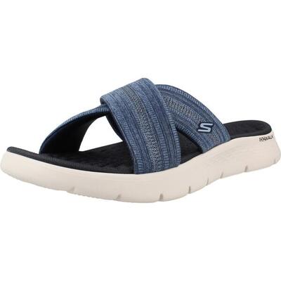 Slaan skechers go walk flex - impress, blauw, dames