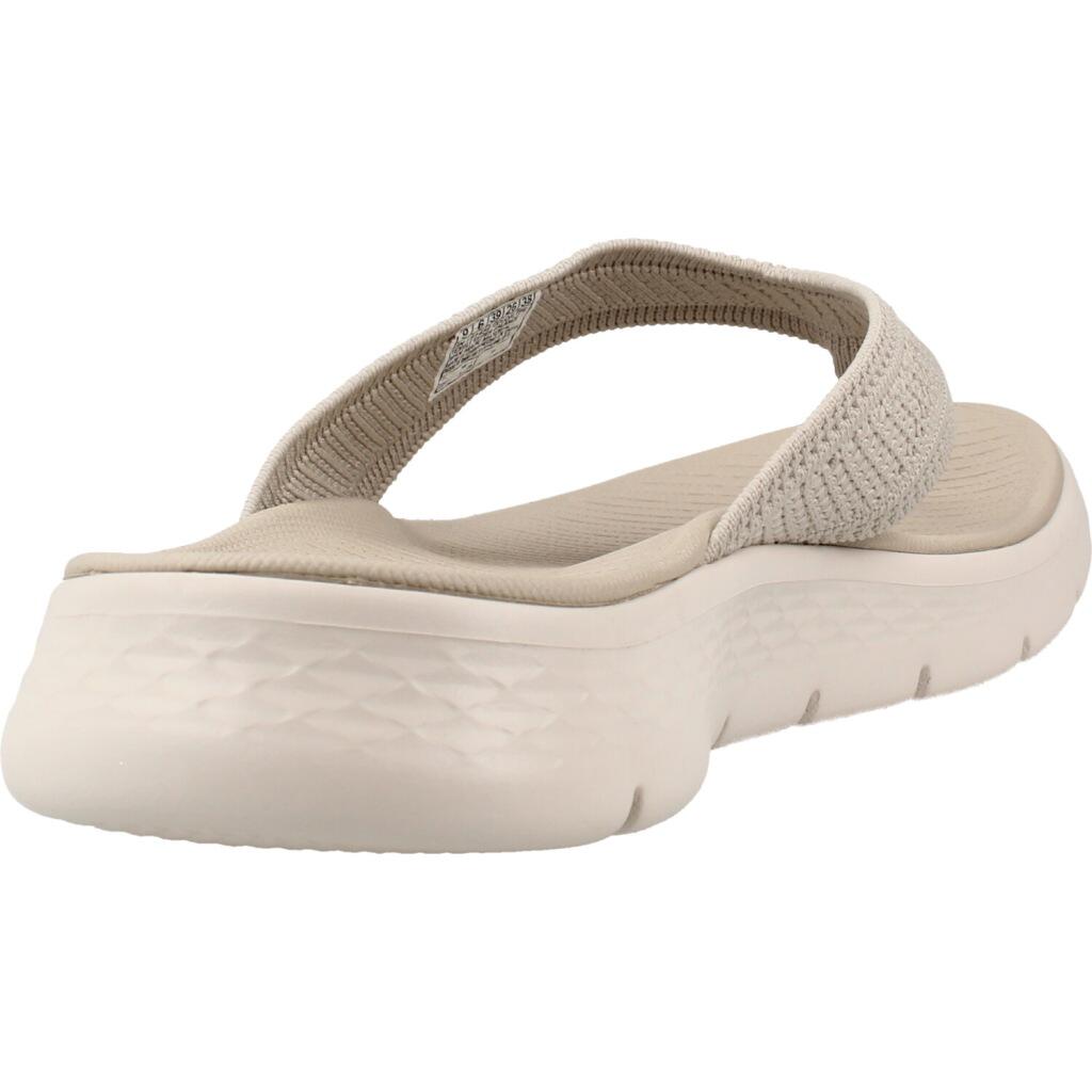 Bofetadas Skechers Go Walk Flex - Holly, Beige, Mujer 3/5