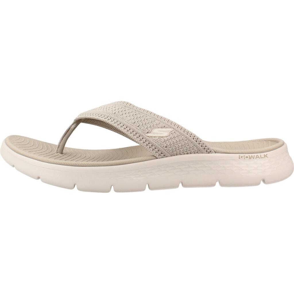 Bofetadas Skechers Go Walk Flex - Holly, Beige, Mujer 2/5