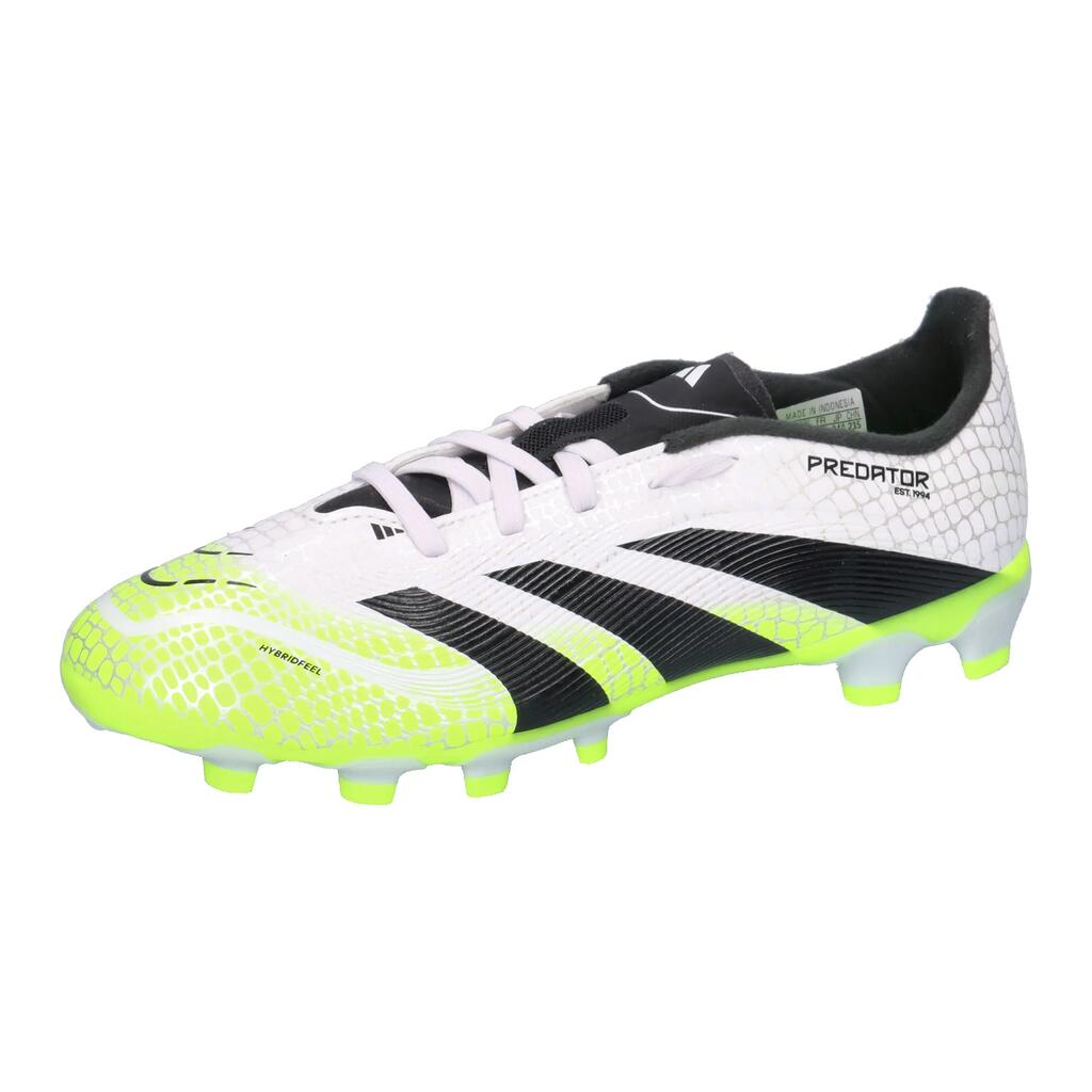Adidas Predator League White stud shoes for boys.