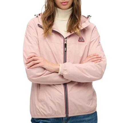 Superdry Essential Tri Windbreaker Regenjacke für Damen, Schwarz