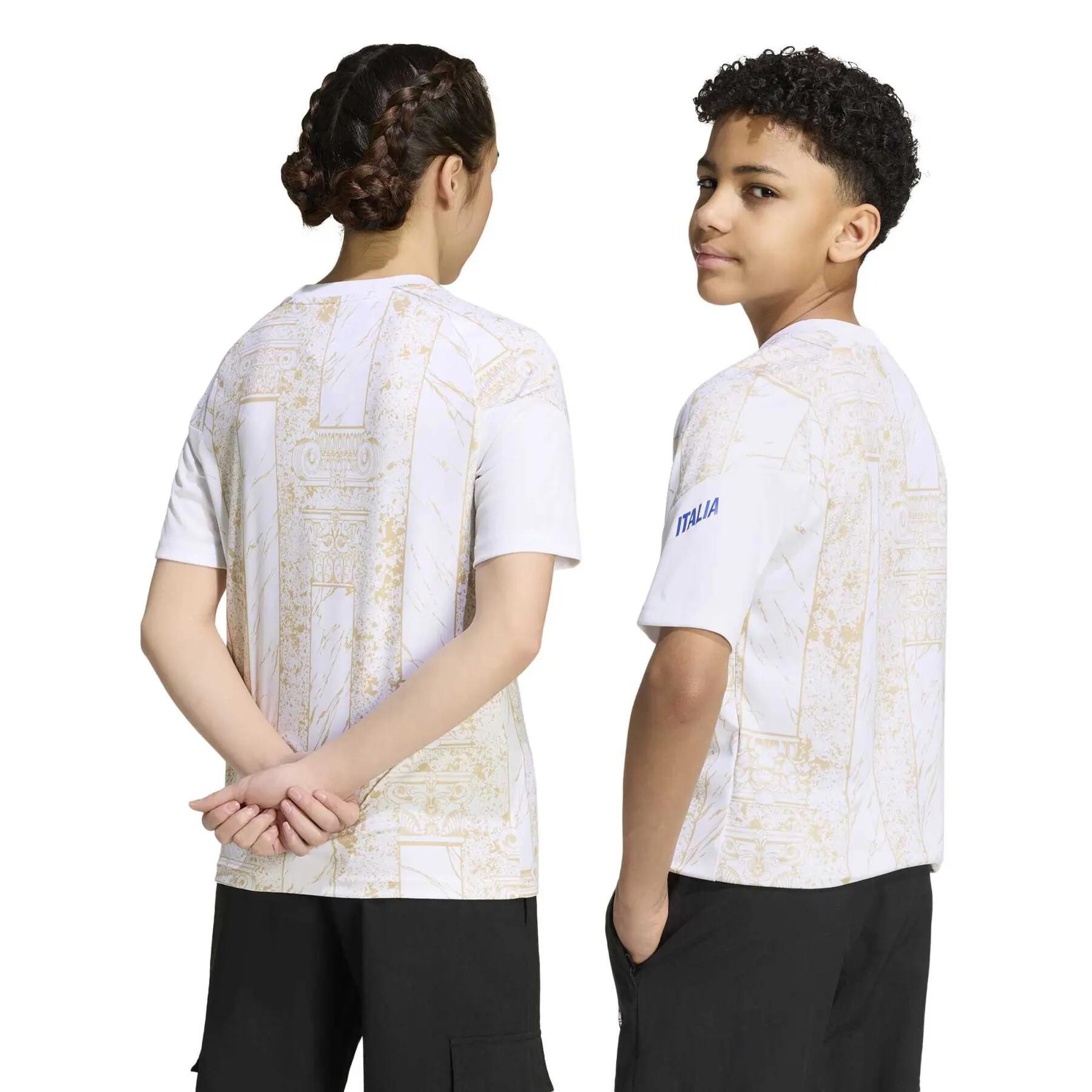 Italy 26 Home Kids Pre-Match Jersey 7/7