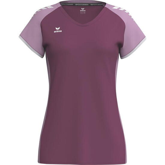 Débardeur sport femme - Ajusté, stretch - Erima Wings - Bordeaux/Lavande