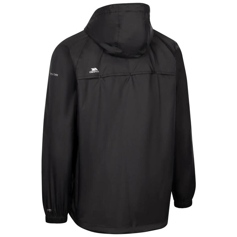 Jacheta Trespass Qikpac - Unisex Packaway Jkt Negru/rosu