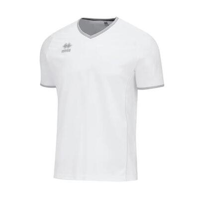 T-Shirt Errea Lennox Maglia Mc Jr 03100 Granata Bianco Adulto