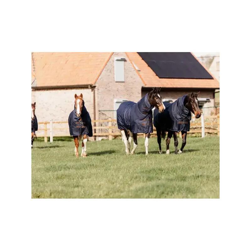 Outdoor-Decke mit Fleece-Halsabdeckung für Pferde Kentucky All Weather Quick Dry 3/5