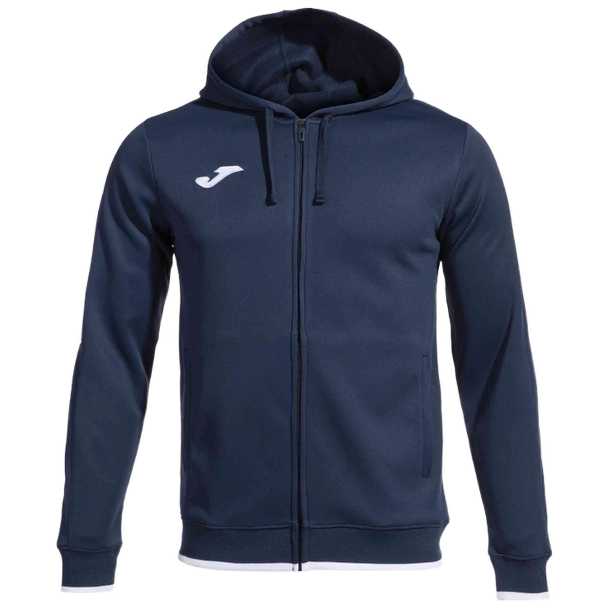Chaqueta Con Capucha Fútbol Hombre Joma Olimpiada Marino 3/5