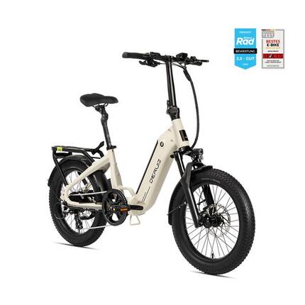 Peridot E-Bike 20" Vouwfiets 250W Koppelsensor 500Wh Accu Actieradius 143 Km