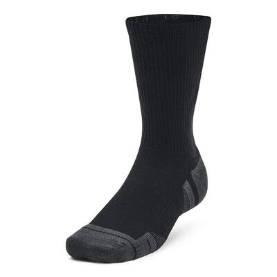Chaussettes de sport under armour performance tech mid crew noir 3 paires