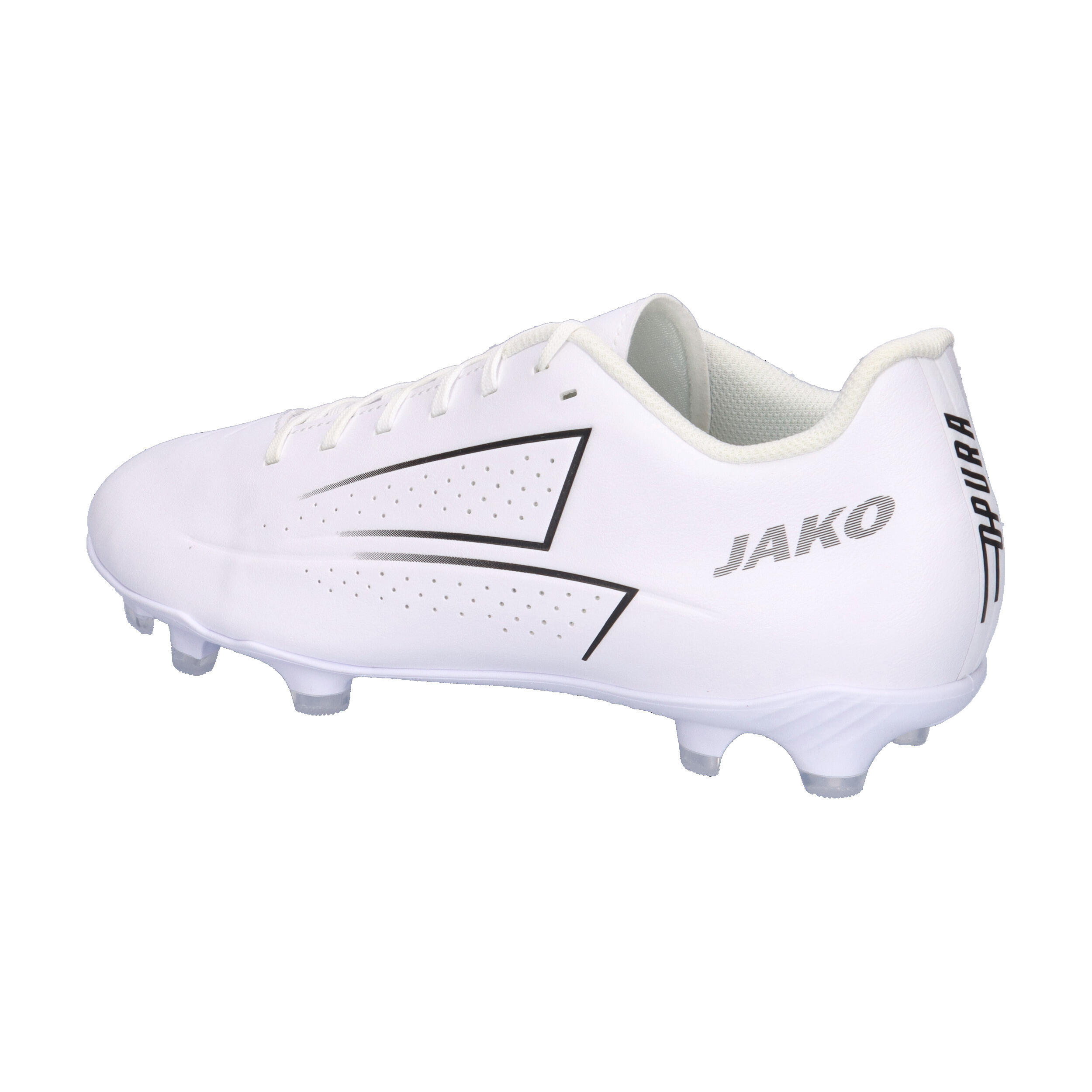 Jako Opura Team Chaussures de Football FG - Blanc/Noir 3/7