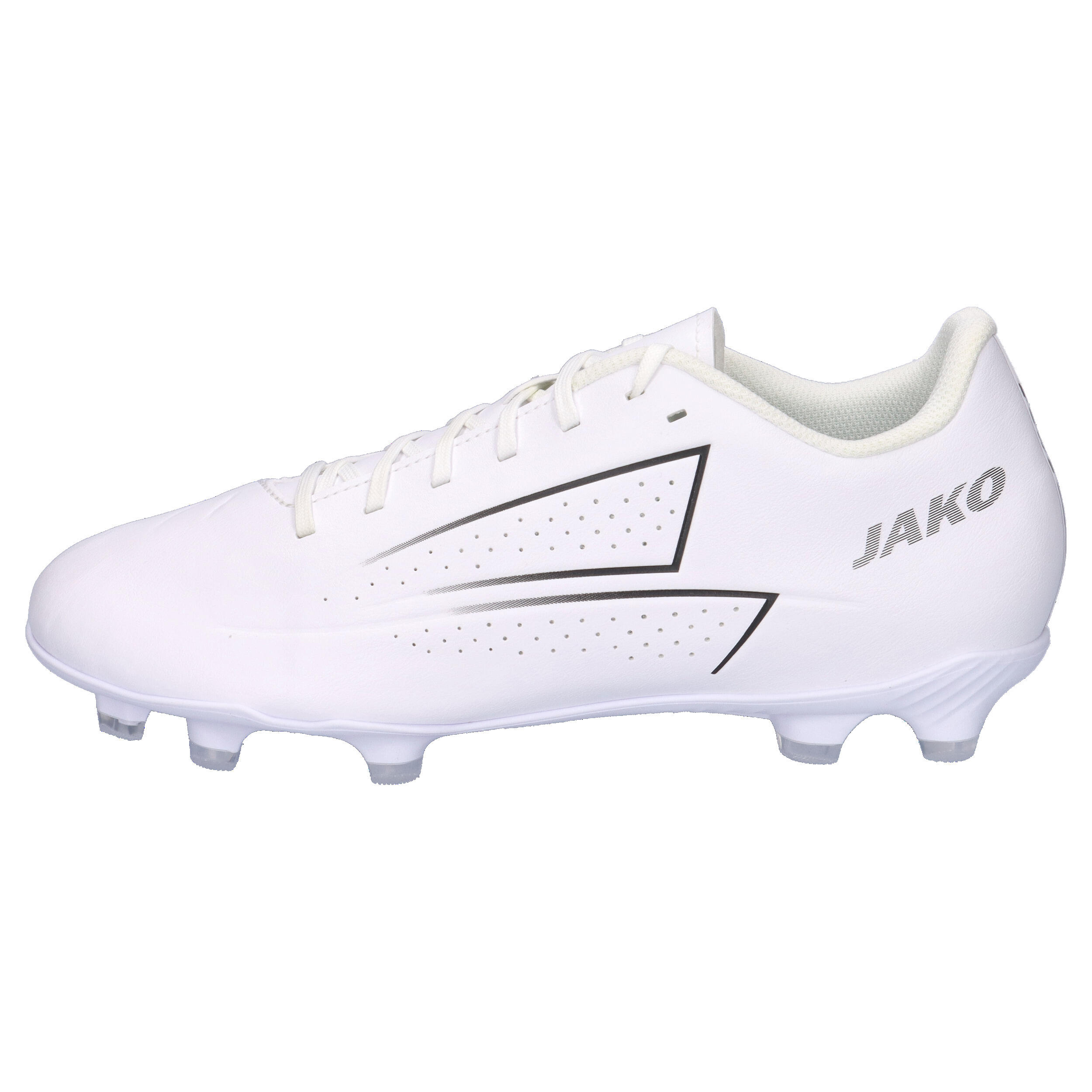 Jako Opura Team Chaussures de Football FG - Blanc/Noir 2/7