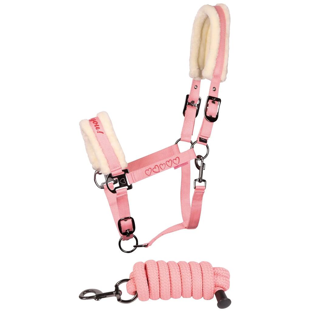 Halter and lead rope set for horse Harry's Horse Love