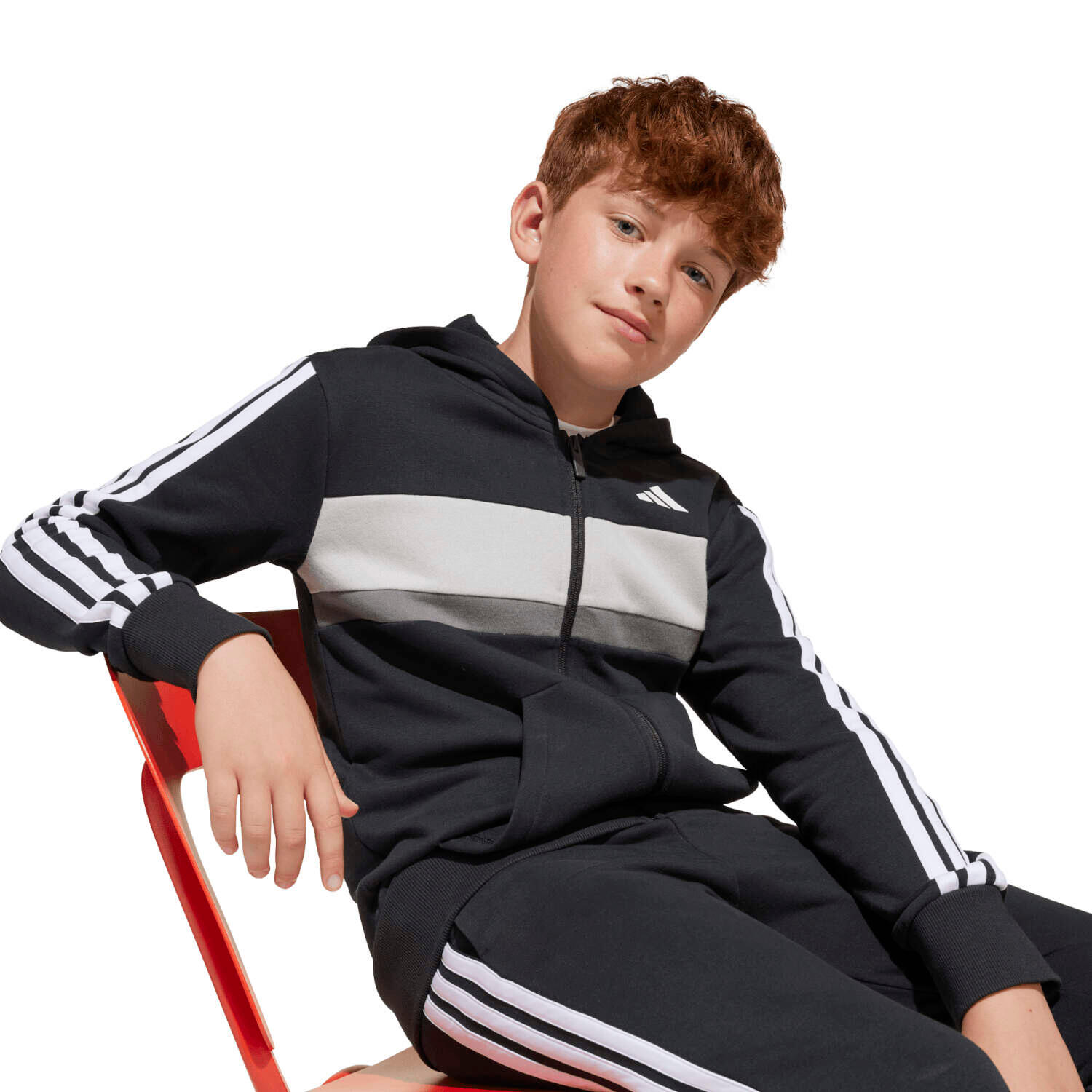 adidas Kinder Trainingsanzug Seasonal Essentials Tiberio 3-Streifen 7/7