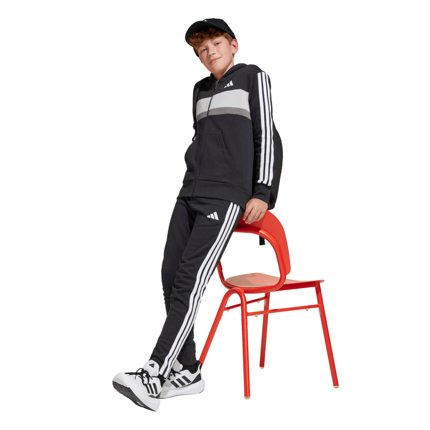 adidas Kinder Trainingsanzug Seasonal Essentials Tiberio 3-Streifen 6/7