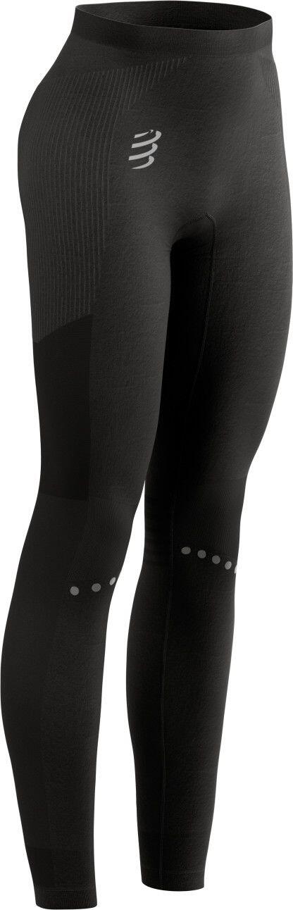 Collant Compressport Winter Running Legging Noir Femme 2/2