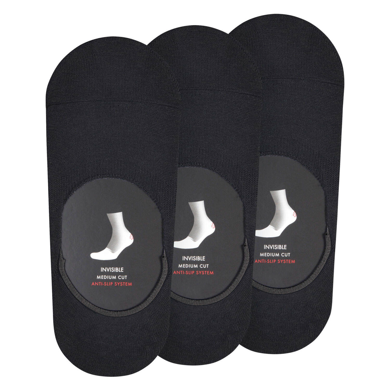 Falke Herren Füßlinge Step Medium Cut Bundle 3P 13095 3/4