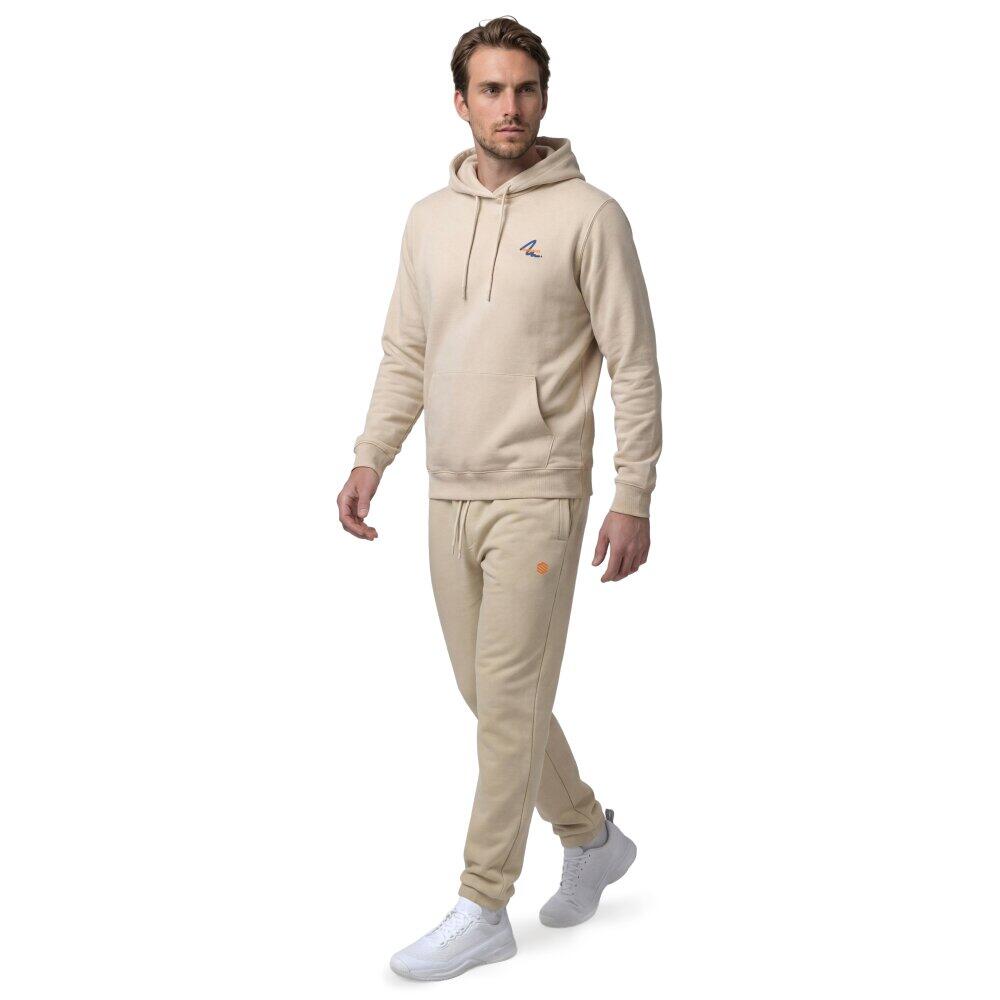 Pantaloni da tuta tennis uomo Topspin Beige Beige 3/6