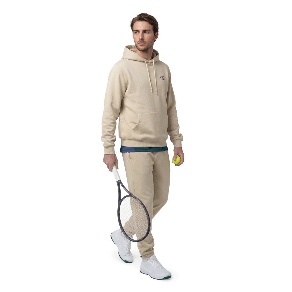 Felpa tennis con cappuccio uomo Newport Beige Beige 3/6