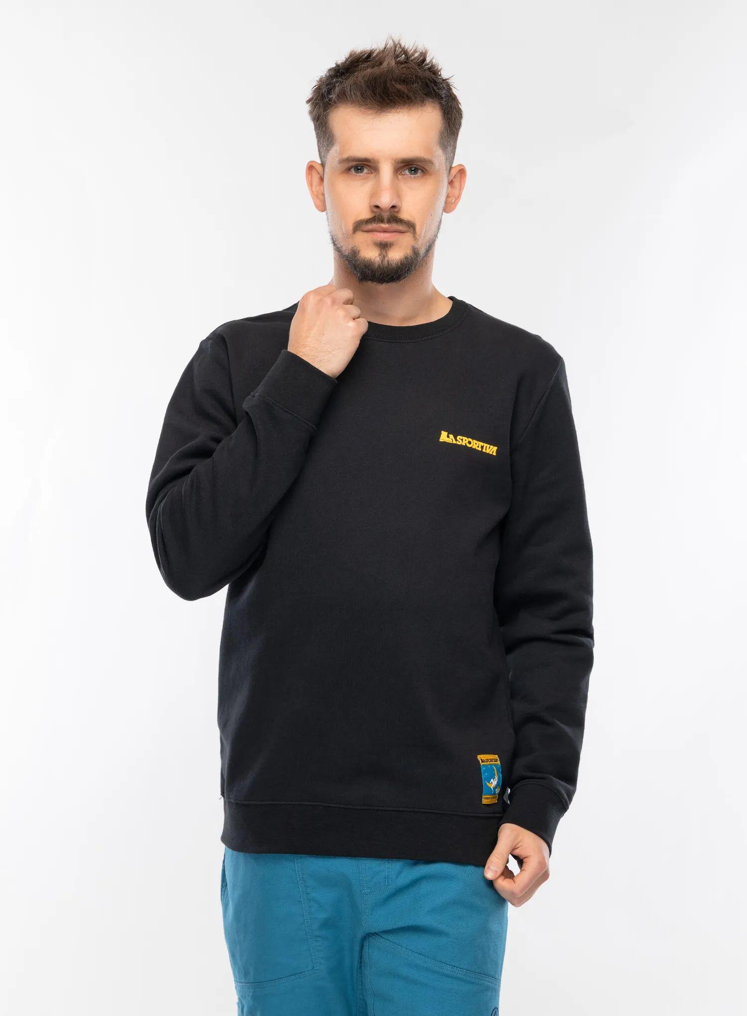 Bluza bez kaptura La Sportiva Climbing on the Moon Sweatshirt 3/7