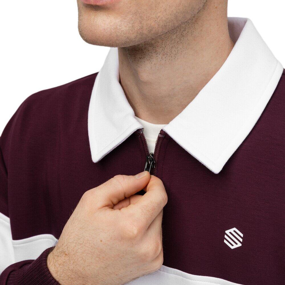 Herren Golf pullover Eagle Cherry Rot 4/7