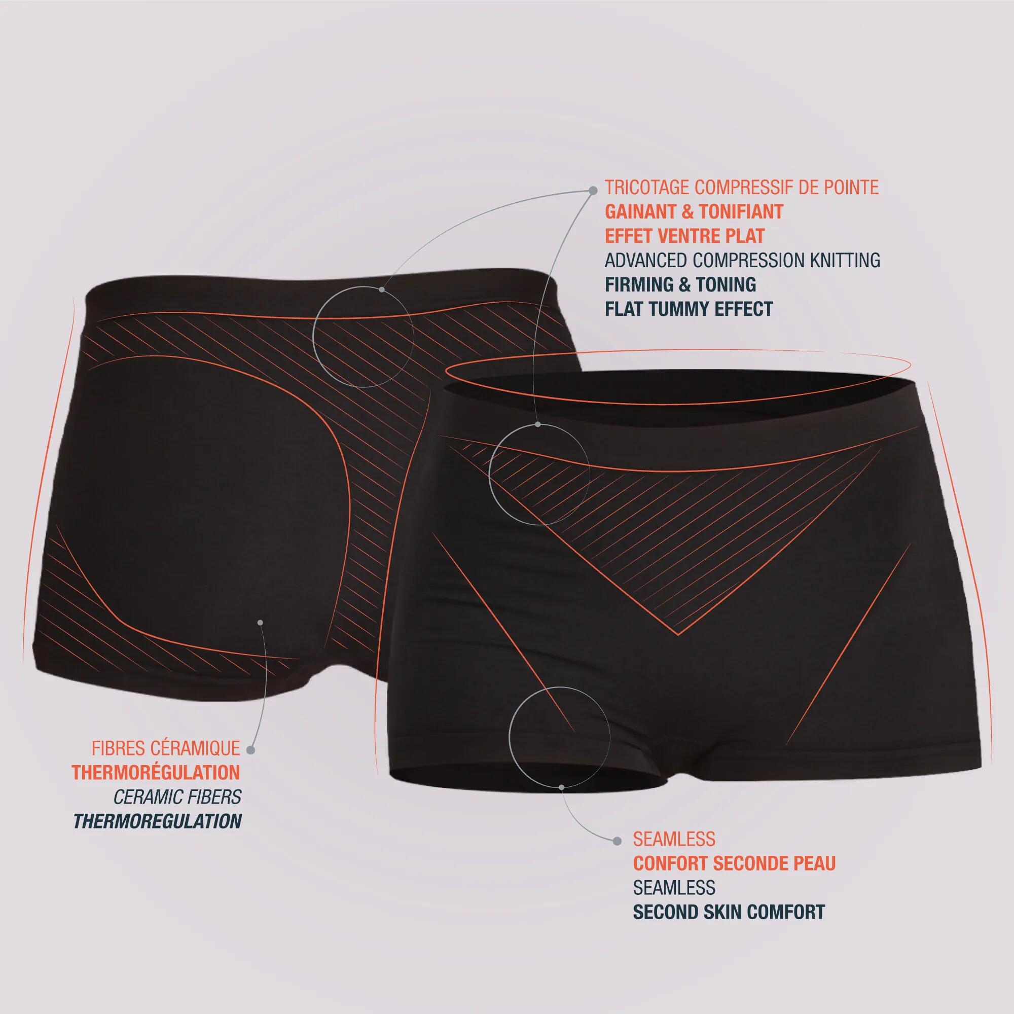 Shorty Sport Femme Compression Légère en Coton Biologique - SKINUP SPORT 4/4