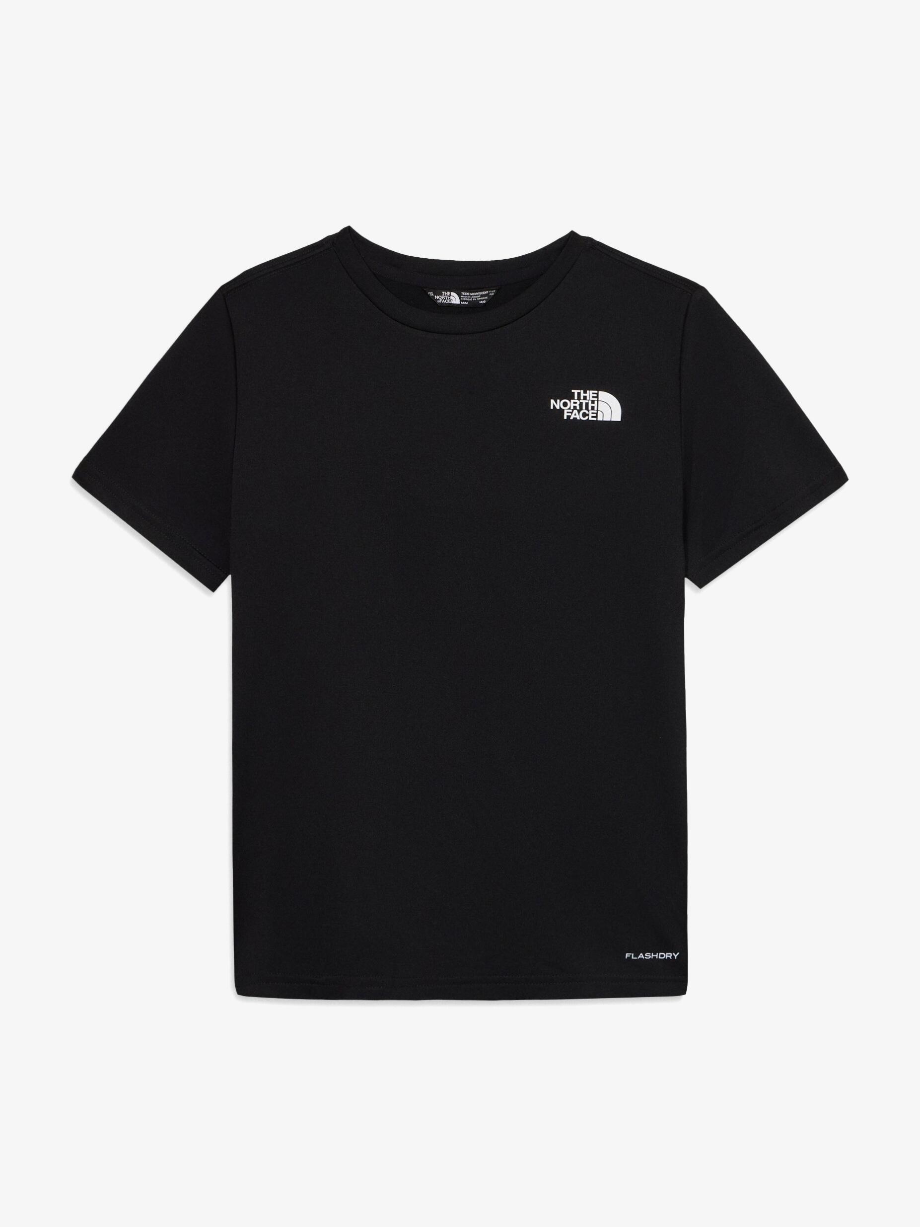 Tee Shirt Garçon The North Face Teen New 24/7 Ss Tee Black 1/4