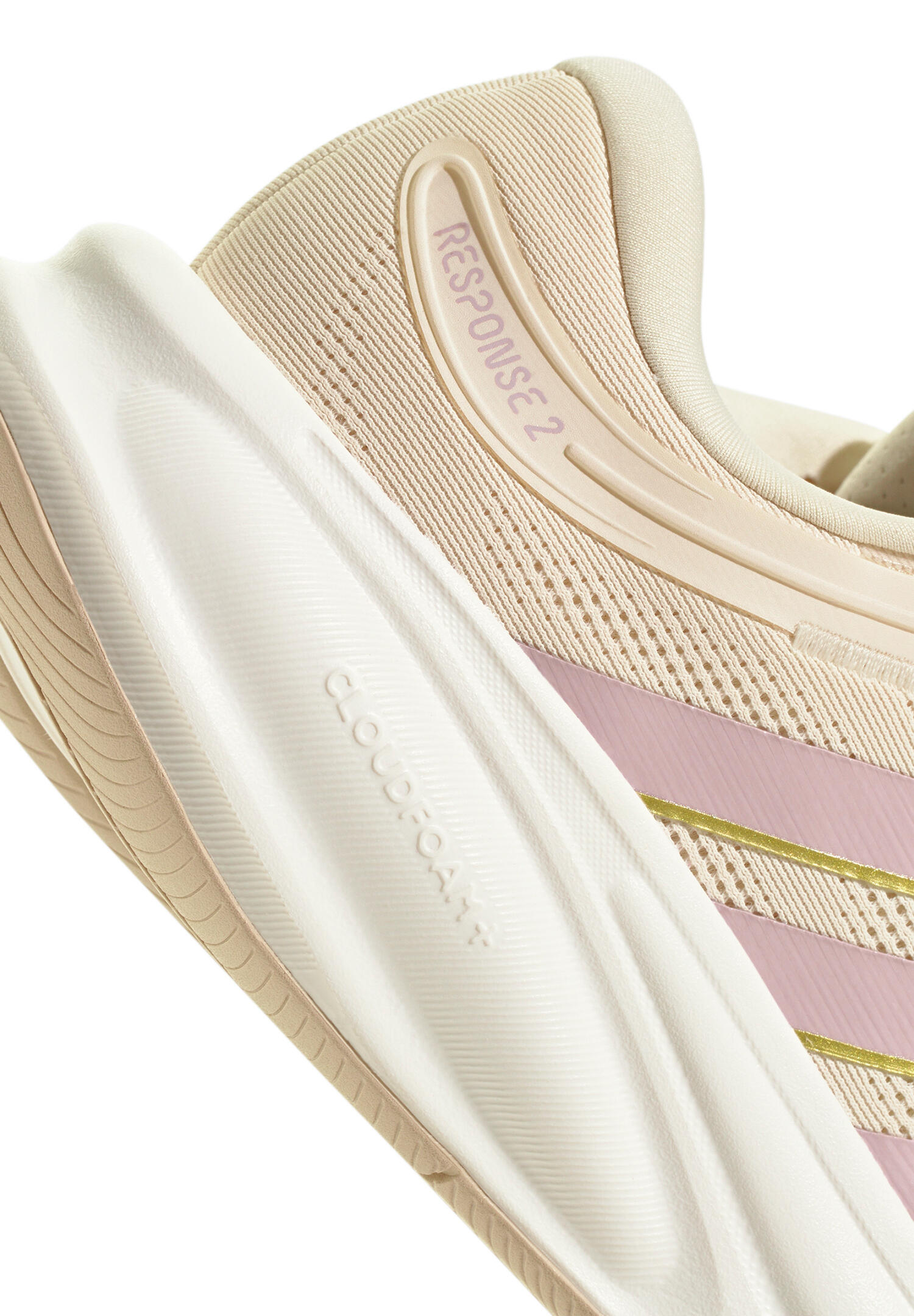 Adidas Damen Laufschuhe Response 2 W Frauen Sportschuhe KK4285 Beige 5/7