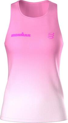 Compressport performance ironman 2026 tanktop roze/wit voor dames