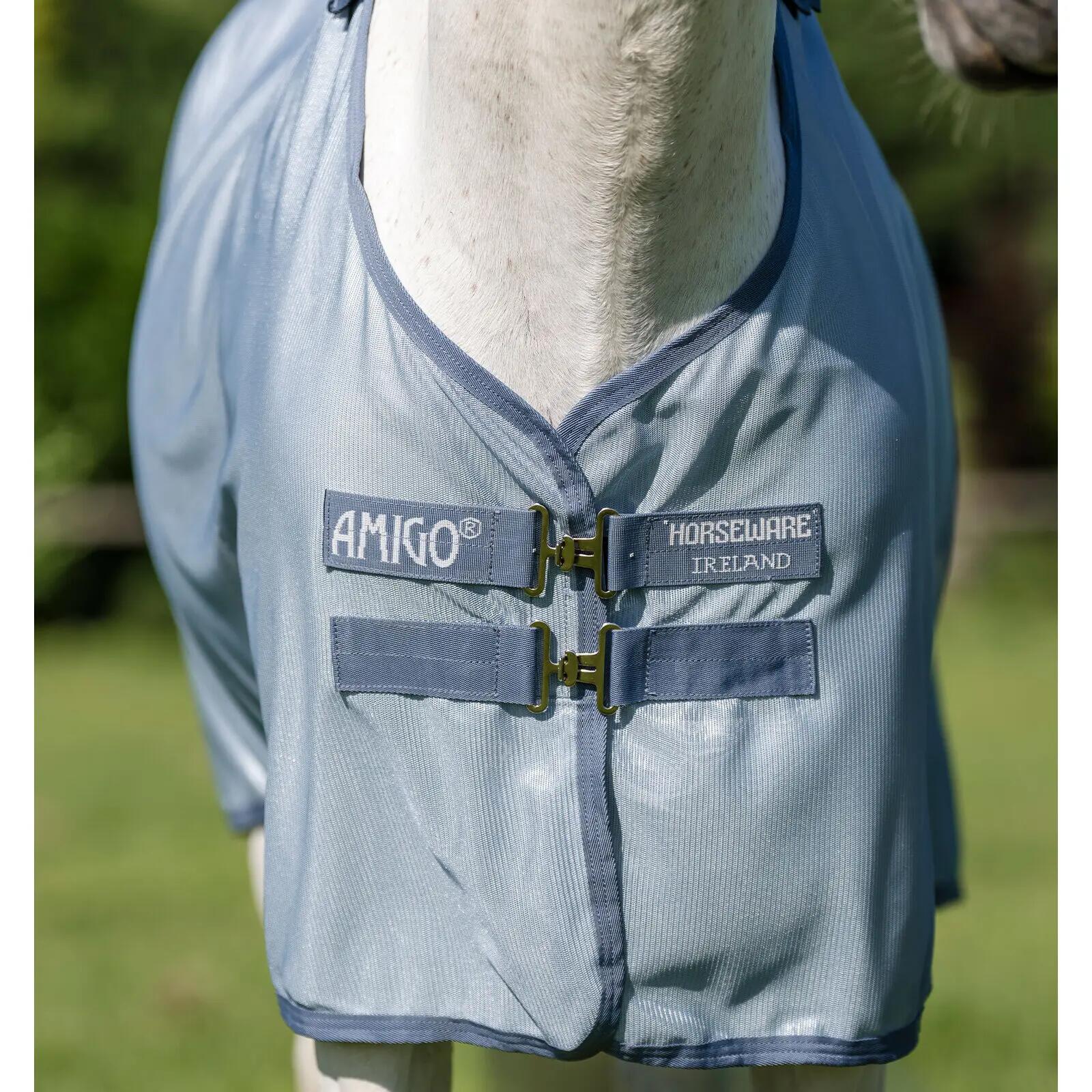 Sábana anti-moscas para pony con cubrecuello Amigo Bug Rug Plus 4/5
