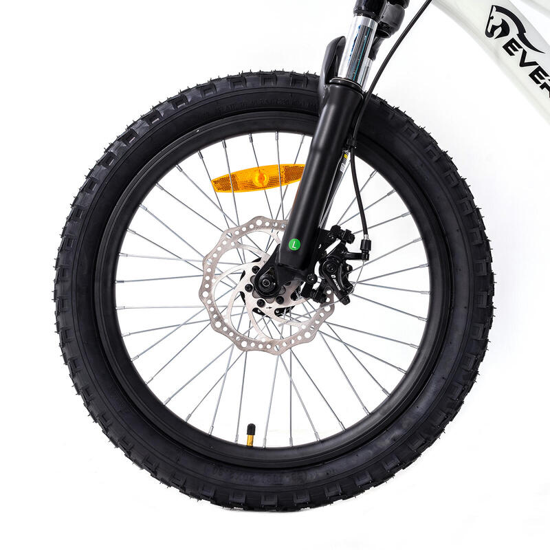 Bicicletă de munte copii MTB 20" EM5 – 7 viteze, frâne pe disc, furcă suspendată