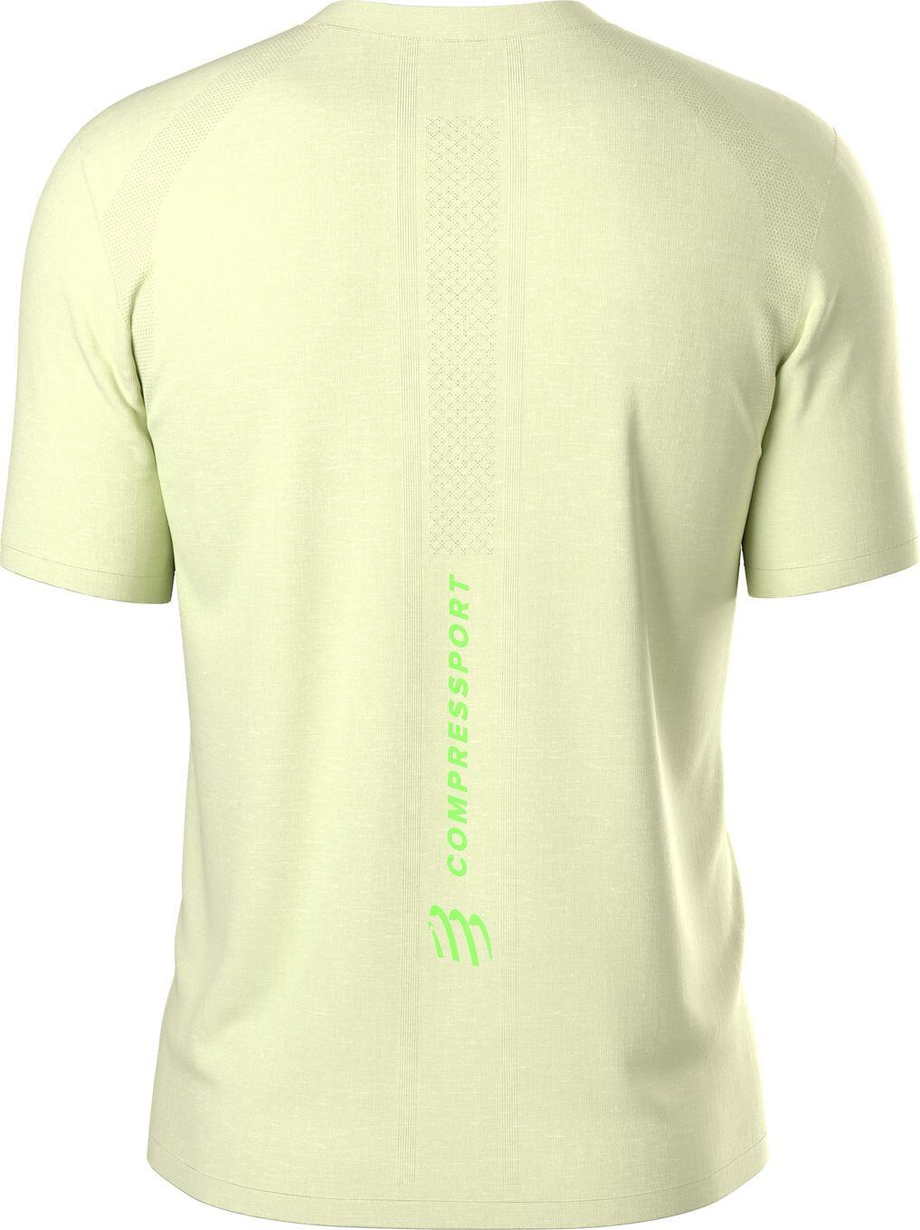 Maglietta Compressport Performance Ironman 2026 verde da uomo 2/4