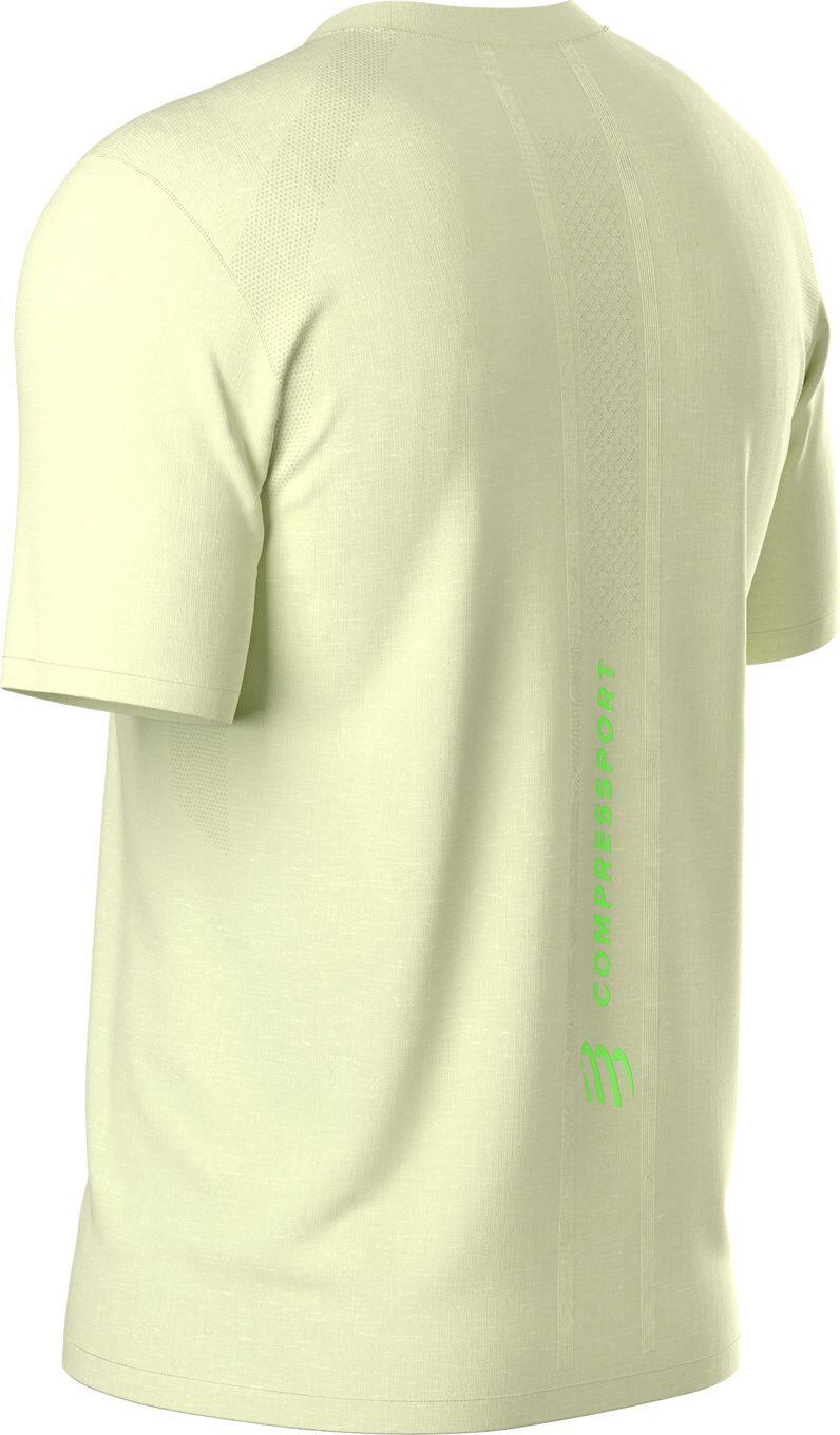 Maglietta Compressport Performance Ironman 2026 verde da uomo 4/4