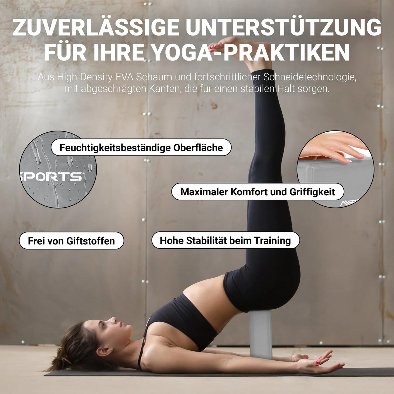 Ensemble de yoga gris haut de gamme 6/7