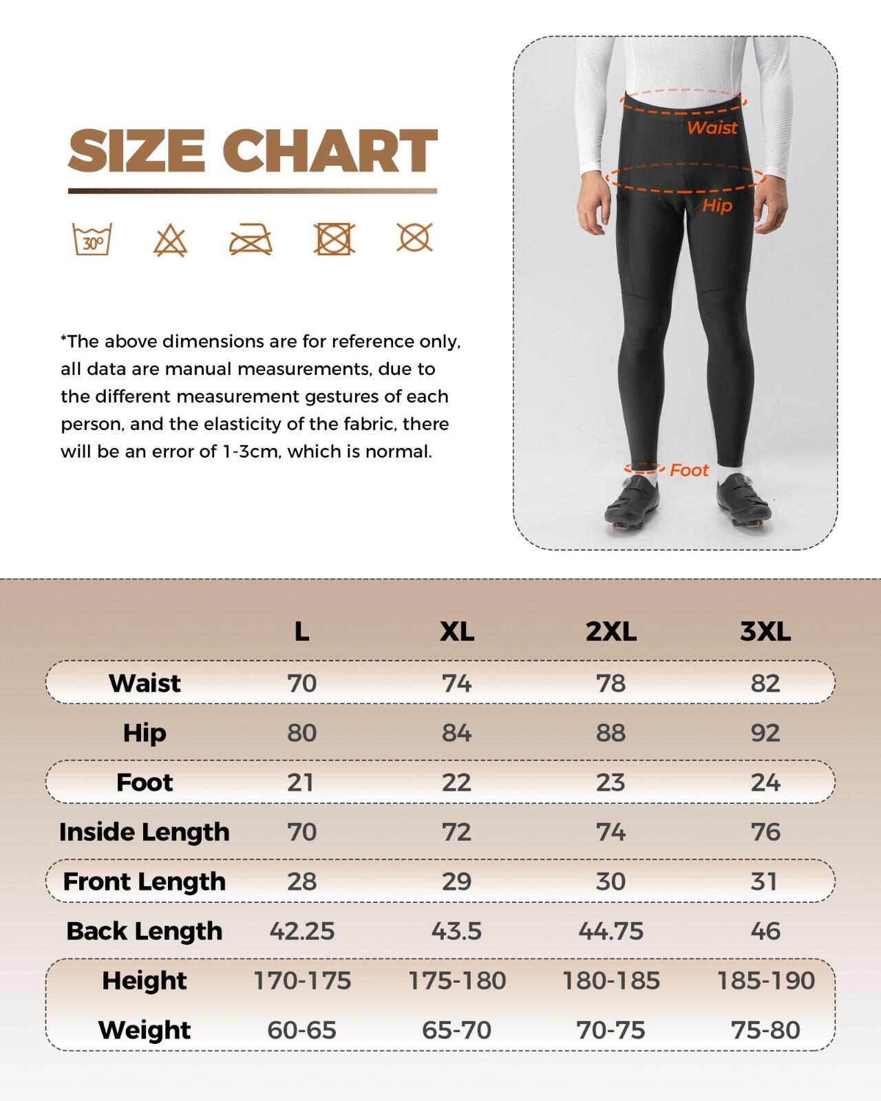 ROCKBROS Lang Fahrradhose Herren 6/7