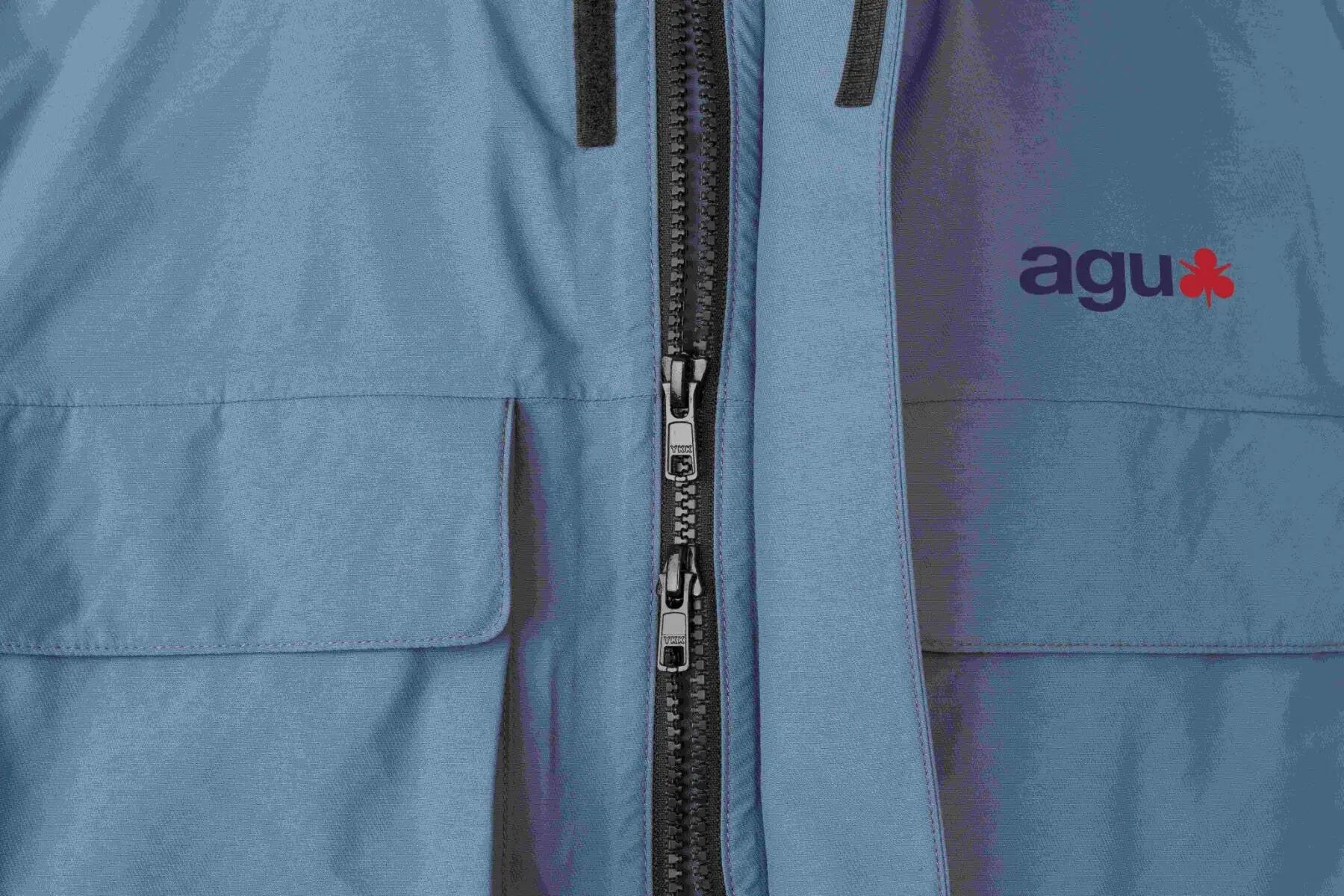Veste de pluie vélo ville imperméable respirante City Cruiser bleue 3/6