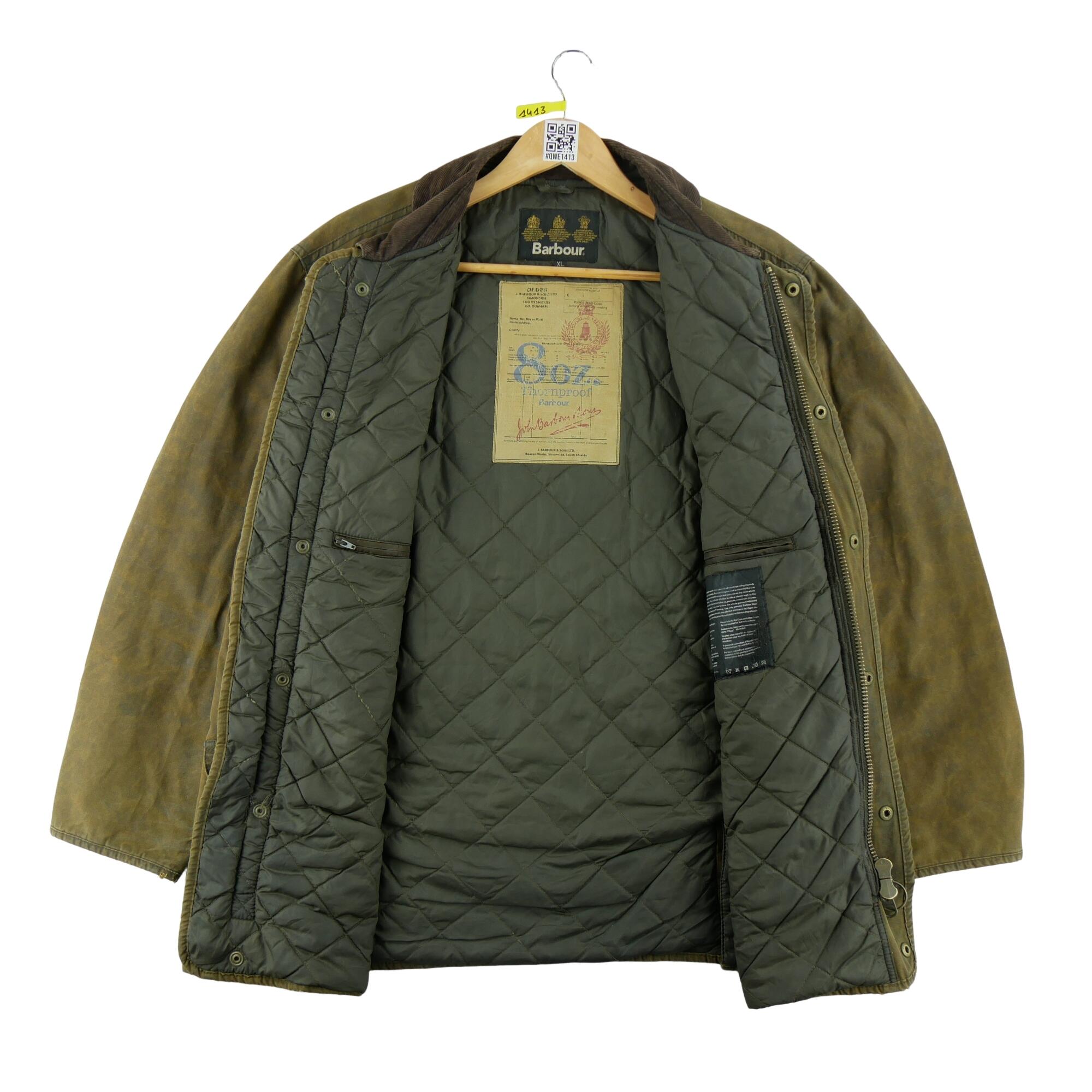 Seconde vie - Parka Homme  Martindale 8oz Wax Kaki - Bon état 3/7